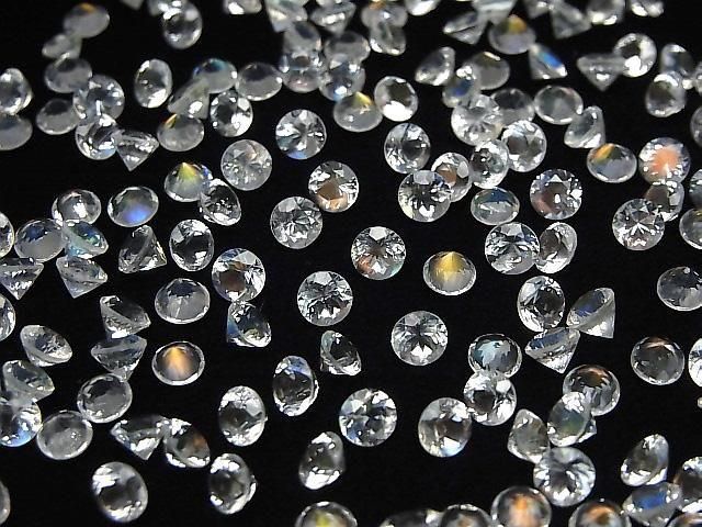 [Video] High Quality Andesine Labradorite AAA- Loose stone Round Faceted 4x4mm 2pcs
