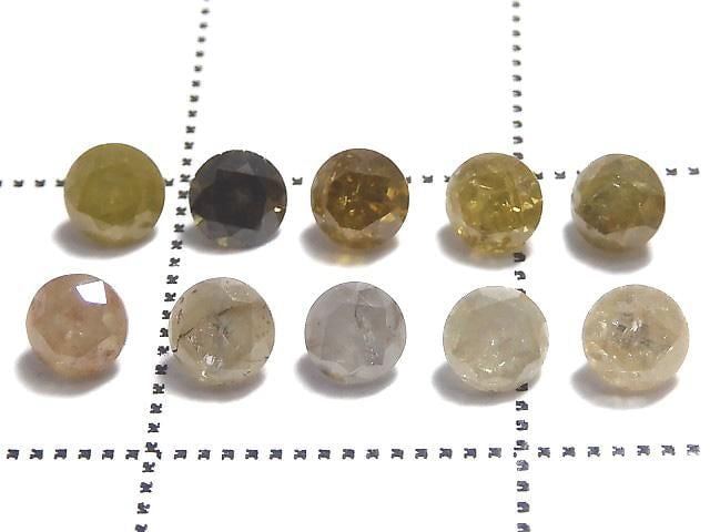 [Video][One of a kind] Diamond Loose stone Faceted 10pcs Set NO.4