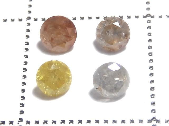 [Video][One of a kind] Diamond Loose stone Faceted 4pcs Set NO.6
