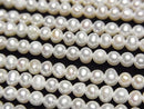 [Video] Fresh Water Pearl AA+ Potato 3-3.5mm White 1strand beads (approx. 15 inches/37 cm)