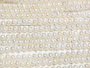 [Video] Fresh Water Pearl AA+ Potato 3-3.5mm White 1strand beads (approx. 15 inches/37 cm)