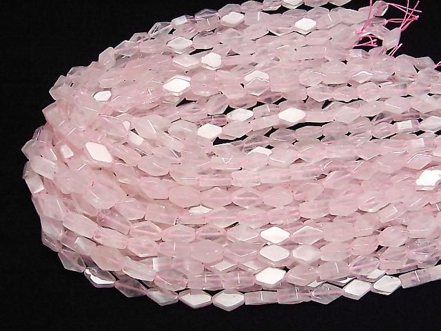[Video] Rose Quartz AA++ Diamond 12x8mm 1strand beads (approx. 15 inches/36 cm)