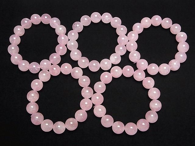 [Video] Rose Quartz AA++ Round 14mm Bracelet