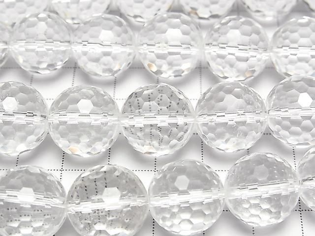 [Video] High Quality! AAA Crystal 128 Faceted Round 16mm 1/4 or 1 strand beads (approx. 15 inches/36 cm)