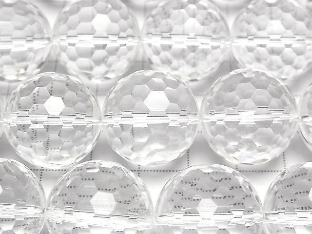 [Video] High Quality! Crystal AAA 128 Faceted Round 20mm 1/4 or 1 strand beads (approx. 15 inches/36 cm)