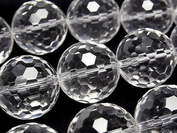 [Video] High Quality! Crystal AAA 128 Faceted Round 22mm 1/4 or 1 strand beads (approx. 14 inches/34 cm)