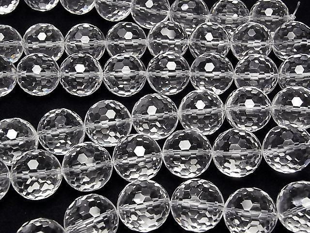 [Video] High Quality! Crystal AAA 128 Faceted Round 22mm 1/4 or 1 strand beads (approx. 14 inches/34 cm)