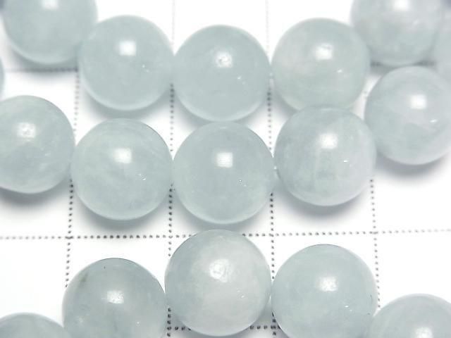 [Video]Aquamarine AAA- Round 10.5mm Bracelet