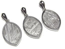 [Video] Meteorite (Altai meteorite) Pendant Marquise 23x16mm 1pc