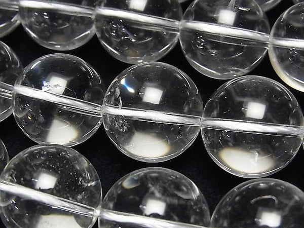 [Video] Crystal Quartz AAA- Round 18mm half or 1strand beads (approx. 15 inches/36 cm)