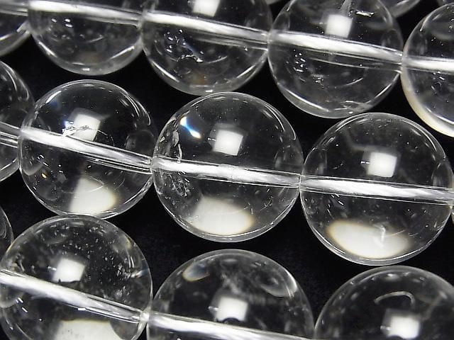 [Video] Crystal Quartz AAA- Round 18mm half or 1strand beads (approx. 15 inches/36 cm)