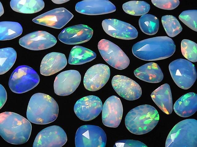 [Video][One of a kind] High Quality Ethiopian Opal AAA Loose Stone Rose Cut 50pcs Set NO.90