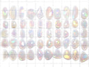 [Video][One of a kind] High Quality Ethiopian Opal AAA Loose Stone Rose Cut 50pcs Set NO.90