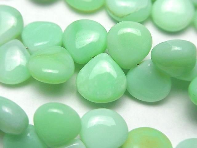 [Video] Green Opal AA++ Chestnut (Smooth) half or 1strand beads (approx. 7 inches/18 cm)