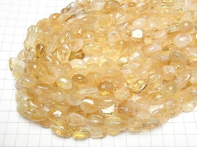 [Video] Bi-color Citrine AA+ Nugget 1strand beads (approx. 15 inches/36 cm)
