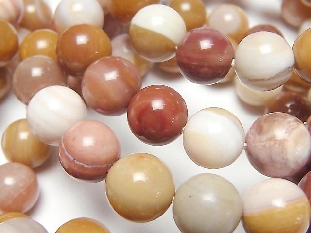 [Video] Heavenly Eye Alashan Agate Round 10mm Bracelet