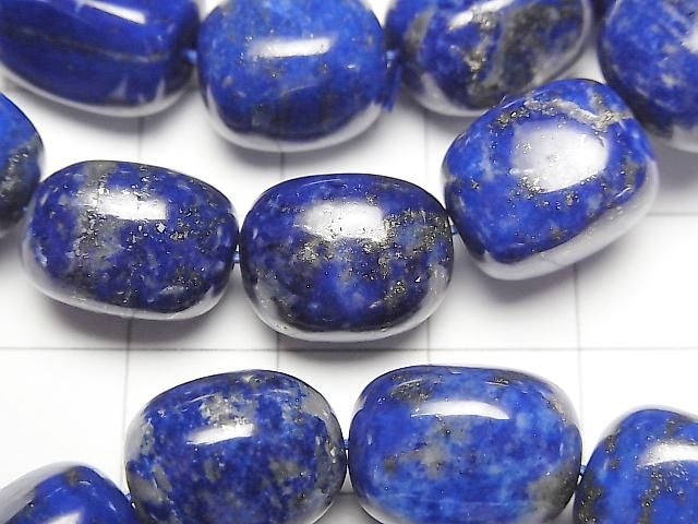 [Video] Lapislazuli AA+ Nugget Bracelet