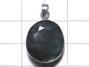 [Video][One of a kind] Rainbow Labradorite AAA- Faceted Pendant Silver925 NO.16