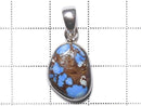 [Video][One of a kind] Kazakhstan Golden Hill Turquoise Pendant Silver925 NO.44