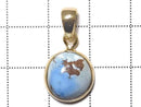 [Video][One of a kind] Kazakhstan Golden Hill Turquoise Pendant 18KGP NO.45