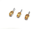 [Video][Japan] High Quality Spessartite Garnet AAA Oval Faceted 5x3mm Pendant [K10 White Gold] 1pc