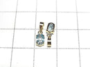 [Video][Japan] High Quality Natural Blue Zircon AAA Oval Faceted 6x4mm Pendant [18K Yellow Gold] 1pc