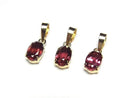 [Video][Japan]High Quality Red Spinel AAA Oval Faceted 6x4mm Pendant [18K Yellow Gold] 1pc