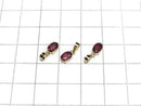 [Video][Japan]High Quality Red Spinel AAA Oval Faceted 6x4mm Pendant [18K Yellow Gold] 1pc