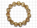 [Video][One of a kind] Rutilated Quartz AAAA Round 14.5mm Bracelet NO.505
