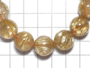 [Video][One of a kind] Rutilated Quartz AAAA Round 14.5mm Bracelet NO.505