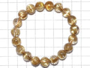 [Video][One of a kind] Rutilated Quartz AAAA Round 10.5mm Bracelet NO.507