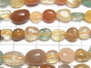 [Video] Multicolor Rutilated Quartz AA Nugget 1strand beads (approx. 14 inches/35 cm)