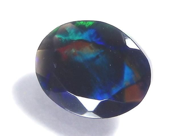 [Video][One of a kind] High Quality Black Opal AAA Loose Stone Faceted 1pc NO.202