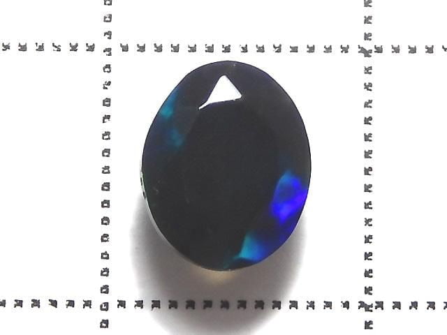 [Video][One of a kind] High Quality Black Opal AAA Loose Stone Faceted 1pc NO.202