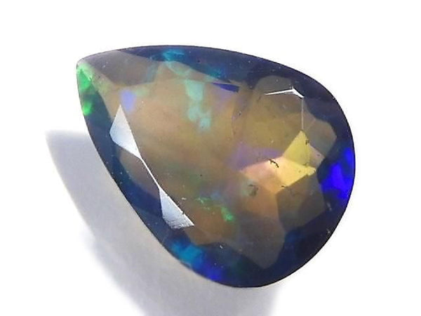 [Video][One of a kind] High Quality Black Opal AAA Loose Stone Faceted 1pc NO.203