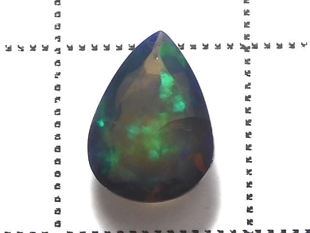 [Video][One of a kind] High Quality Black Opal AAA Loose Stone Faceted 1pc NO.203