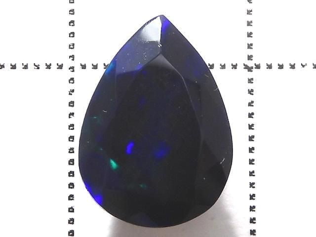 [Video][One of a kind] High Quality Black Opal AAA Loose Stone Faceted 1pc NO.209