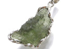 [Video][One of a kind] Moldavite Rough Rock Nugget Pendant Silver925 NO.116