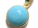 [Video][One of a kind] Kingman Turquoise AAA Pendant 18KGP NO.308