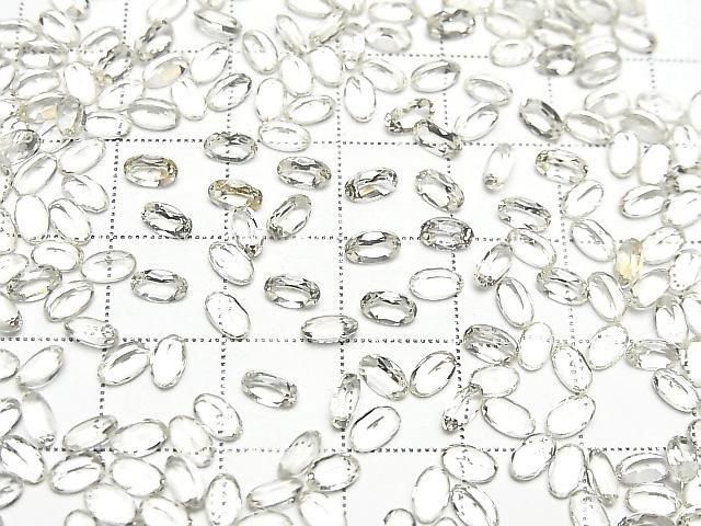 [Video]High Quality Scapolite Loose stone Oval Faceted 5x3mm 5pcs