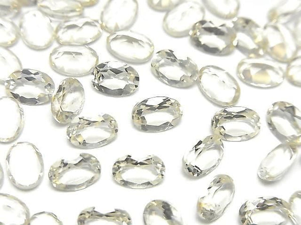 [Video]High Quality Scapolite Loose stone Oval Faceted 7x5mm 2pcs