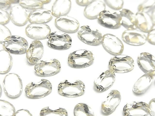[Video]High Quality Scapolite Loose stone Oval Faceted 7x5mm 2pcs