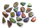 [Video][One of a kind] Ammolite AAA- Loose stone 20pcs set No.30