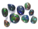 [Video][One of a kind] Black Opal AAA- Cabochon 9pcs Set No.5