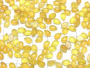 [Video] Yellow Chalcedony AAA Pear Shape Cabochon 6x4mm 10pcs