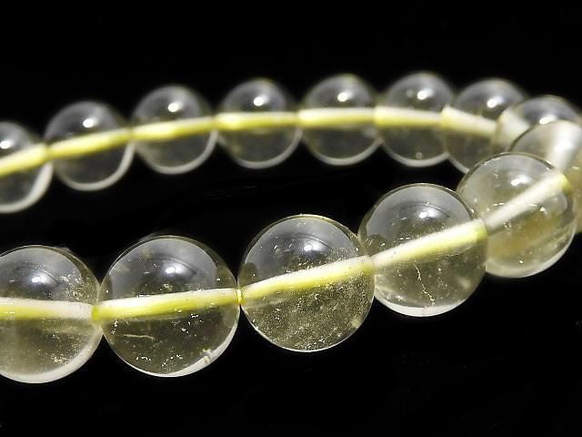 [Video][One of a kind] Libyan Desert Glass Round 10mm Bracelet NO.2