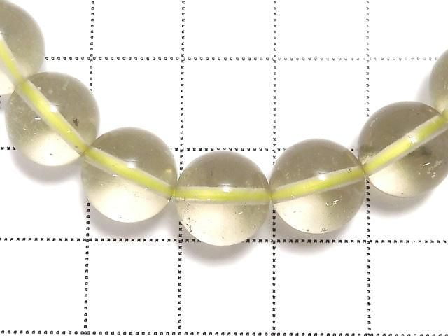 [Video][One of a kind] Libyan Desert Glass Round 10mm Bracelet NO.2