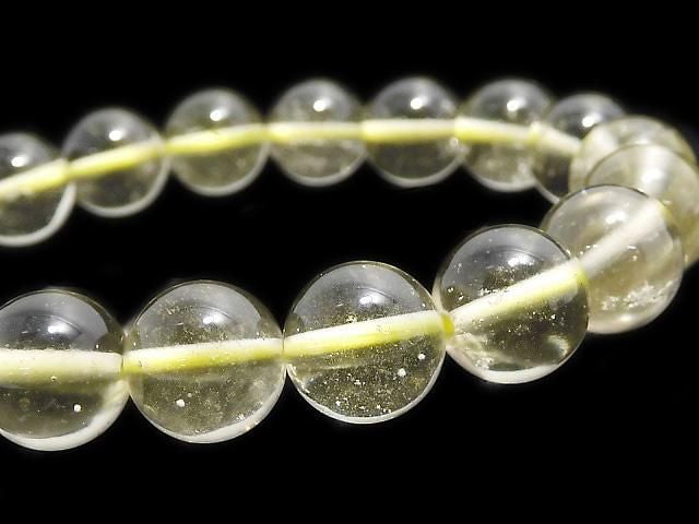 [Video][One of a kind] Libyan Desert Glass Round 10mm Bracelet NO.4