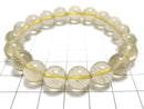 [Video][One of a kind] Libyan Desert Glass Round 10mm Bracelet NO.4