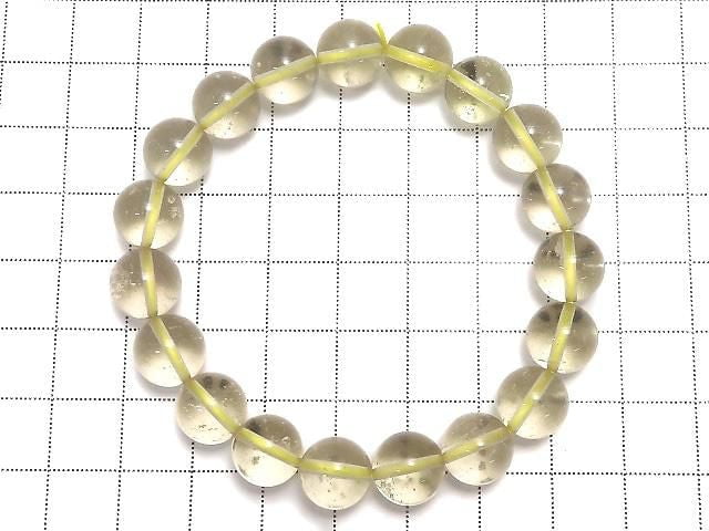 [Video][One of a kind] Libyan Desert Glass Round 10mm Bracelet NO.4